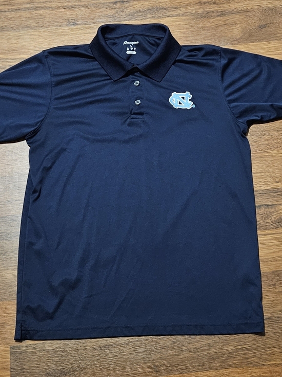 Champion Other - CHAMPION mens NORTH CAROLINA polo SIZE LARGE COLOR BLUE LL13D